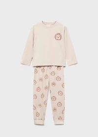 Animal-print pajamas
