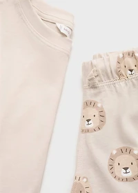 Animal-print pajamas