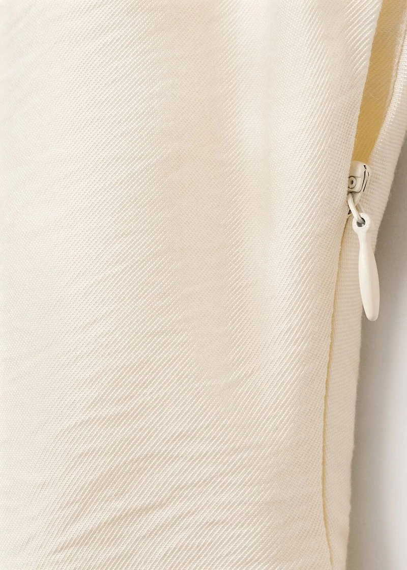 Modal blouse with asymmetrical collar