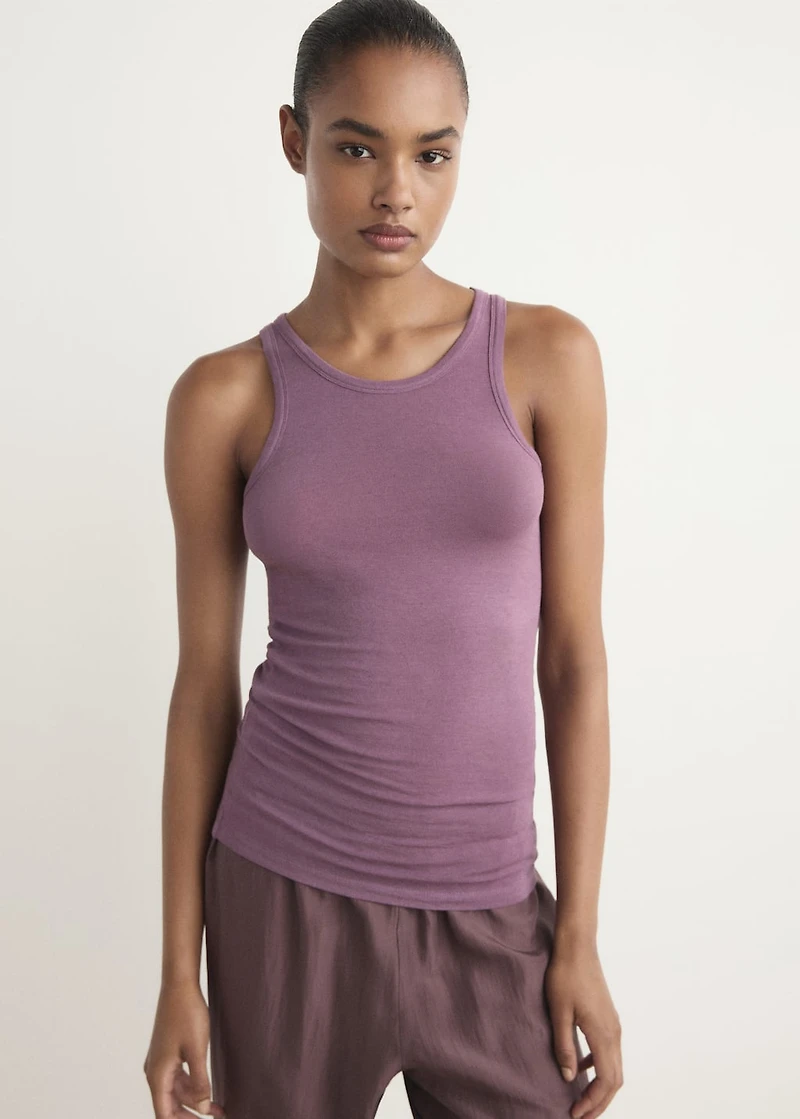 Cashmere pajama top