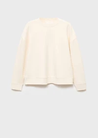 Fluid cotton sweatshirt