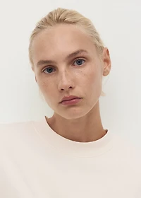 Fluid cotton sweatshirt