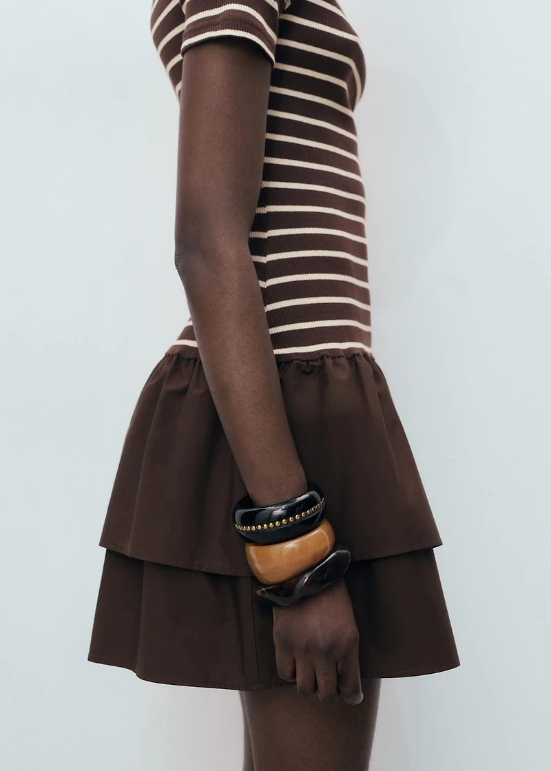 Mixed striped dress