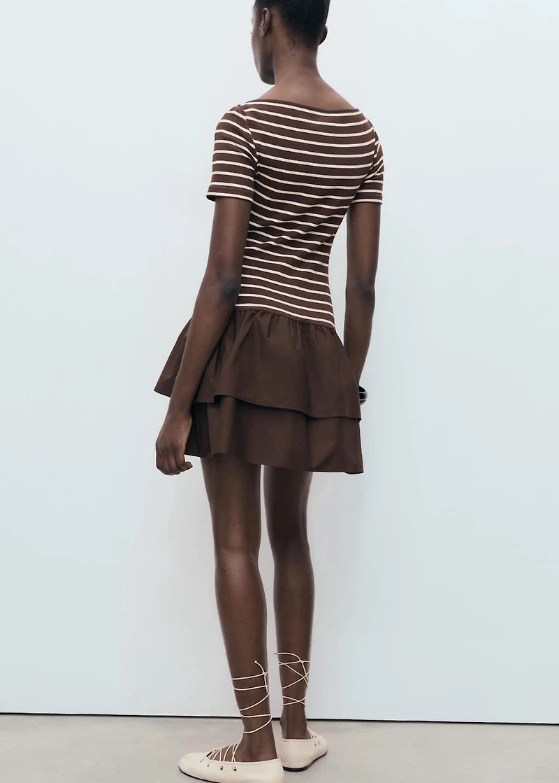 Mixed striped dress
