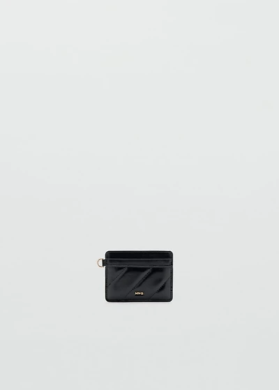 Quilted cardholder