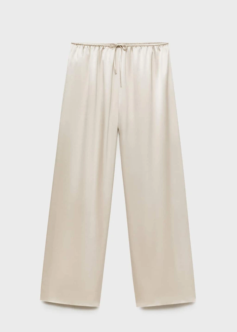 Silk pajama pants