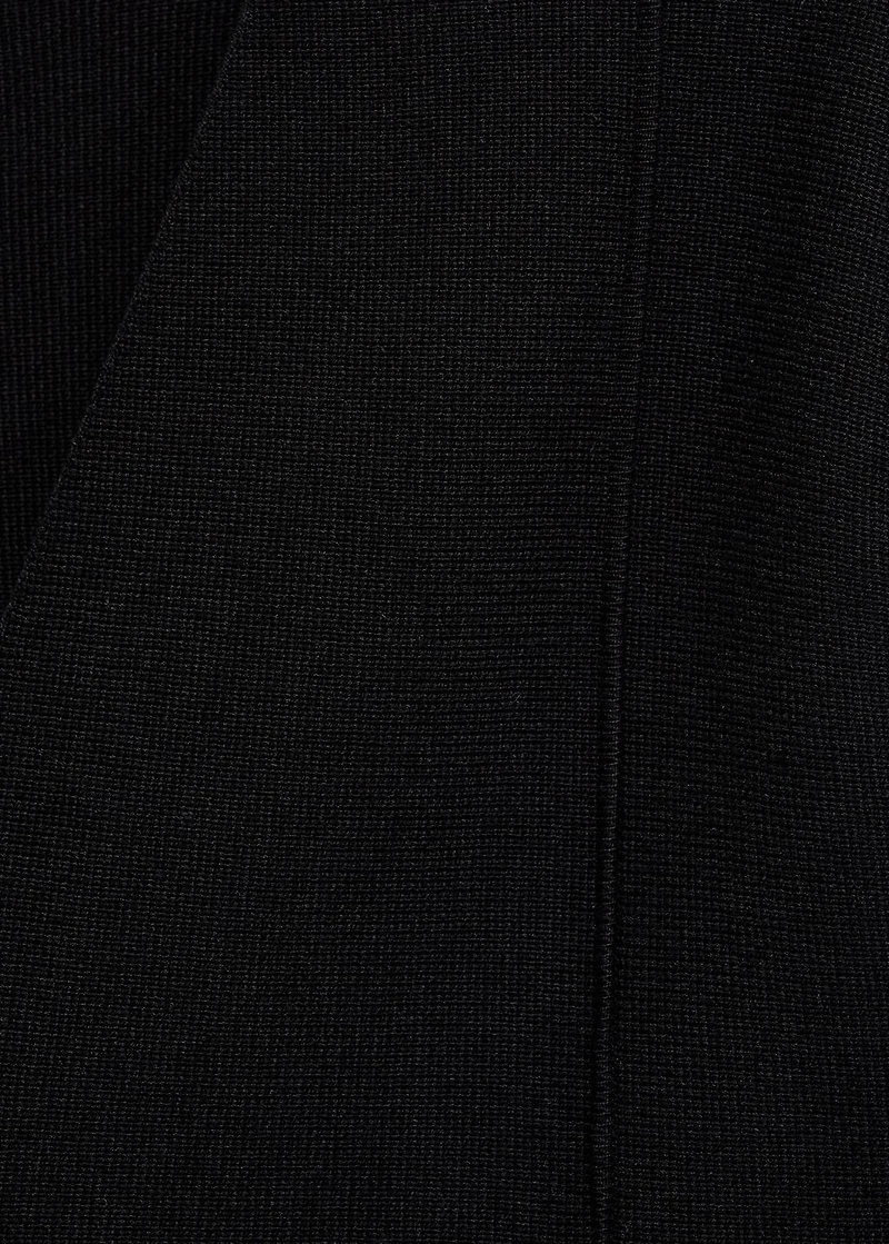 Knitted jacket with jewel buttons
