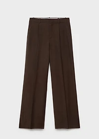 Straight pants suit lyocell