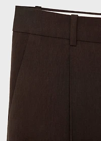 Straight pants suit lyocell