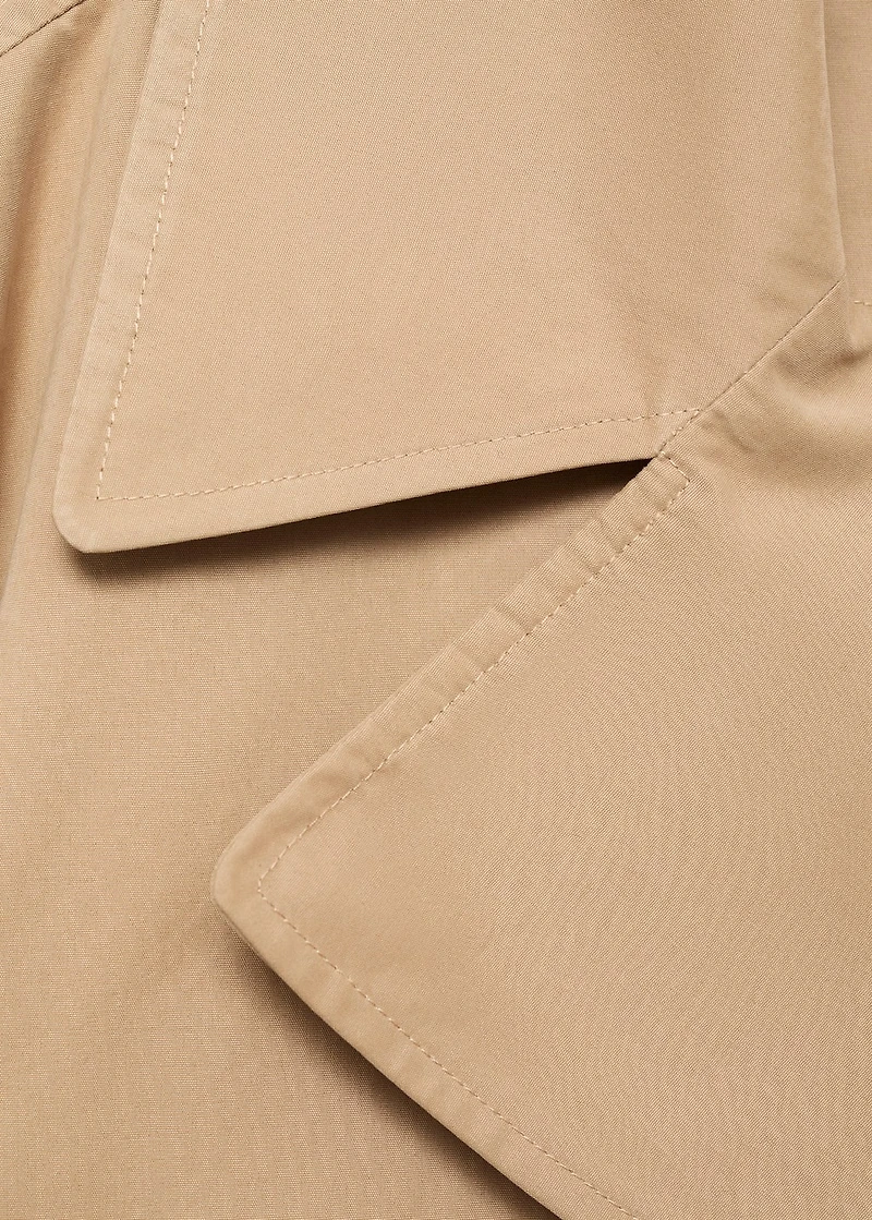 Short trench coat