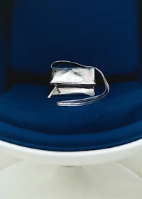 Metallic-effect bag