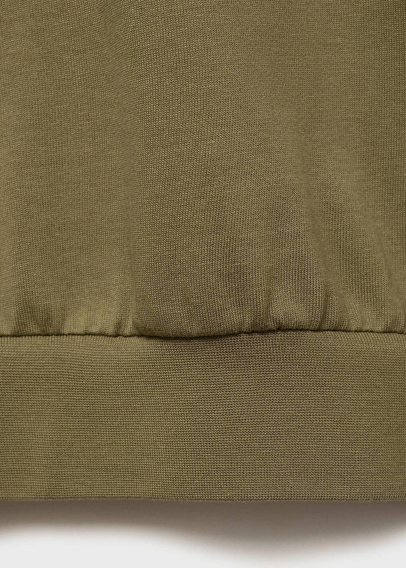 100% cotton relaxed-fit sweatshirt