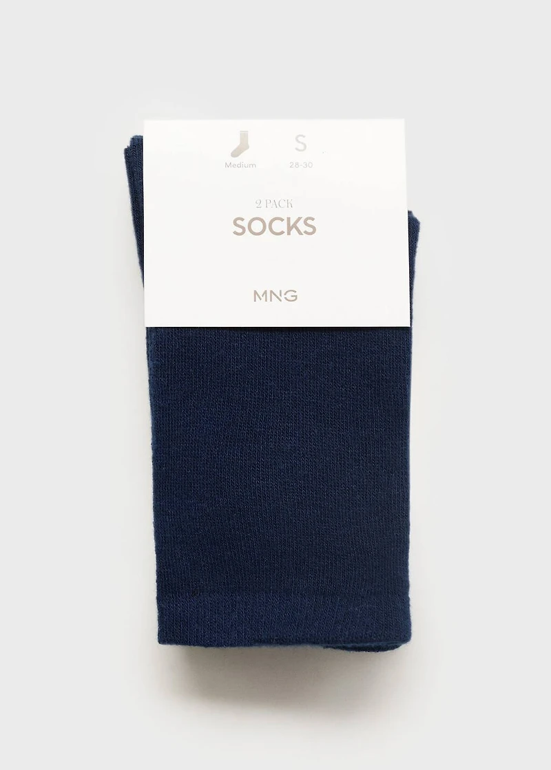 2 pack patterned socks