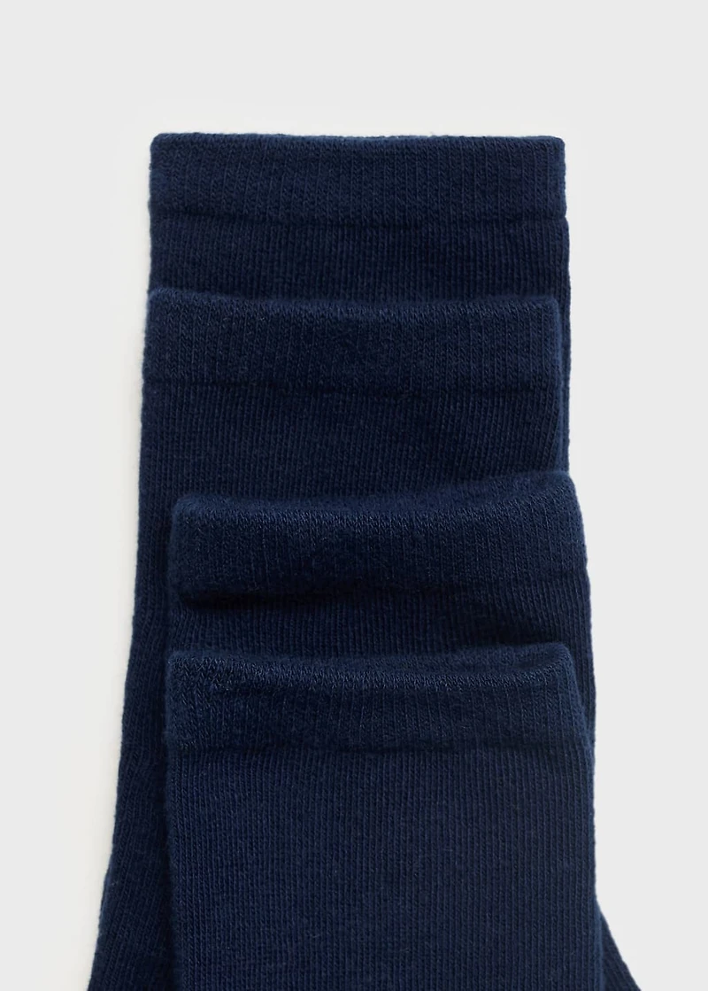 2 pack patterned socks