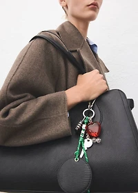 Multi-charm mirror keyring