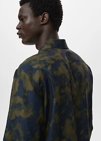 Printed fluid regular-fit shirt