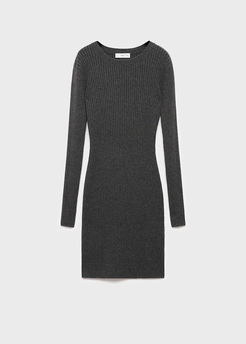 Ribbed knit dress