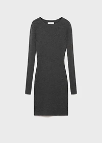 Ribbed knit dress