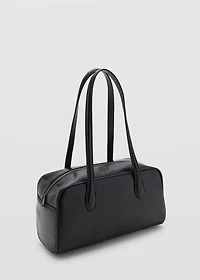 Bowling bag with leather-effect finish