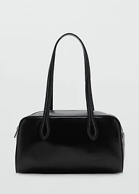 Bowling bag with leather-effect finish