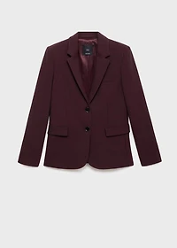 Pinstripe suit jacket