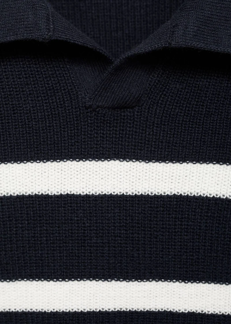 Knit striped sweater
