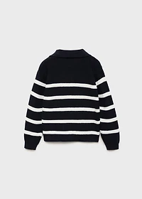 Knit striped sweater