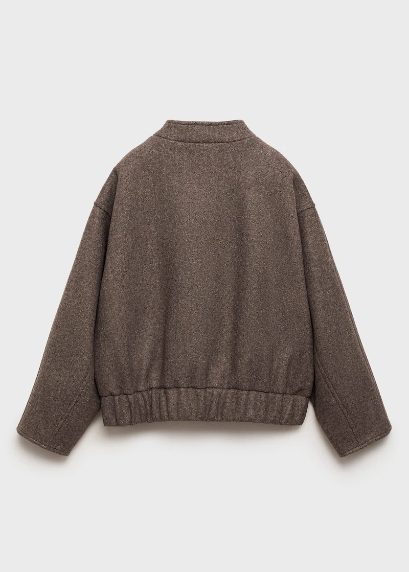 Bomber jacket with pockets