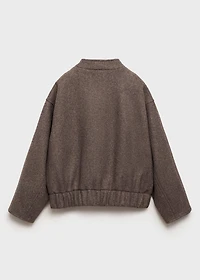 Bomber jacket with pockets
