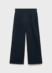 Cotton culotte pants
