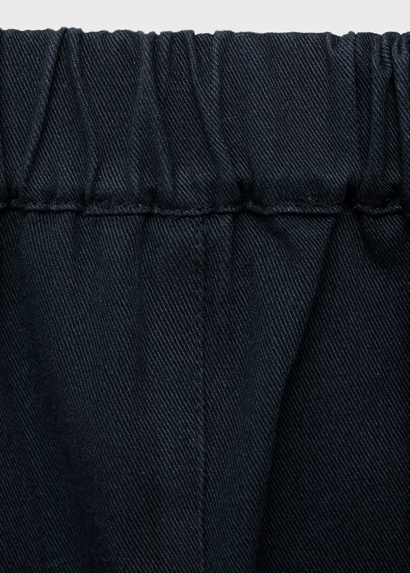 Cotton culotte pants