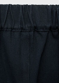 Cotton culotte pants