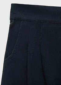 Cotton culotte pants