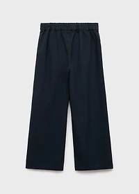 Cotton culotte pants