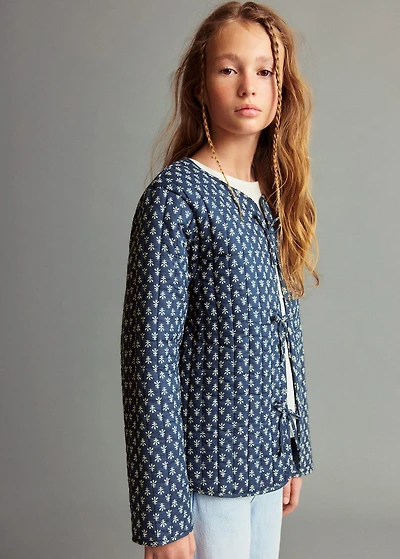 Printed cotton jacket