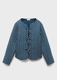 Printed cotton jacket