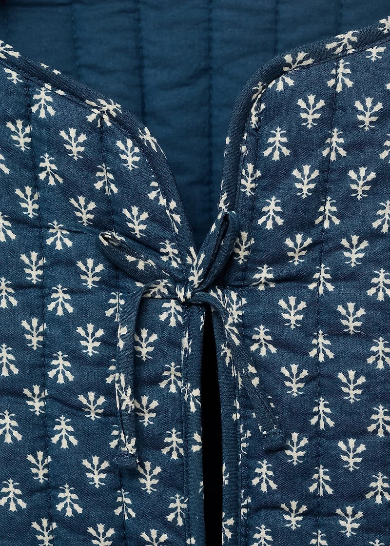 Printed cotton jacket