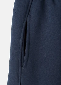 Cotton joggers with elastic waist