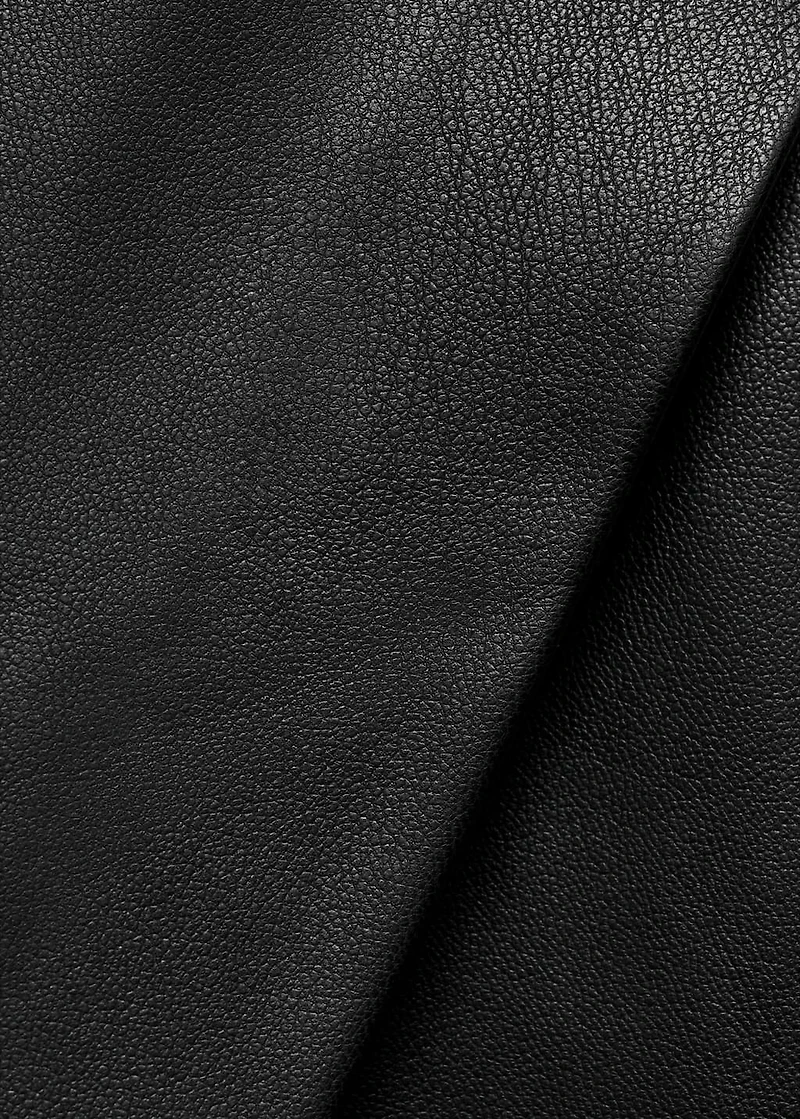 Leather-effect culottes