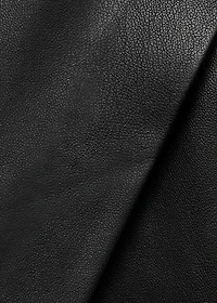Leather-effect culottes