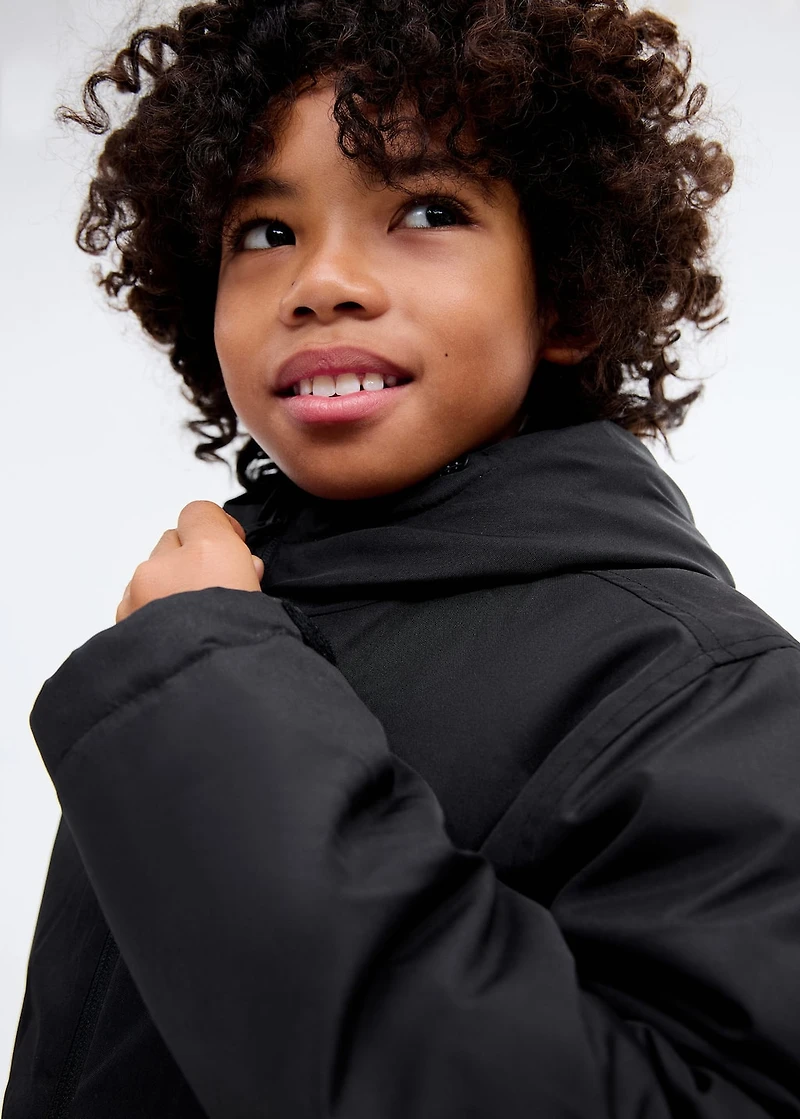 Hooded coat