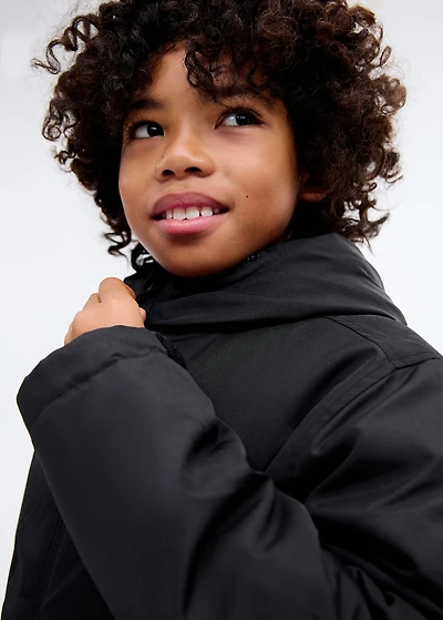 Hooded coat