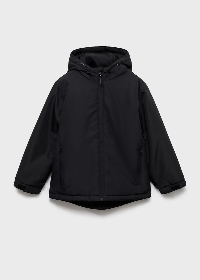Hooded coat