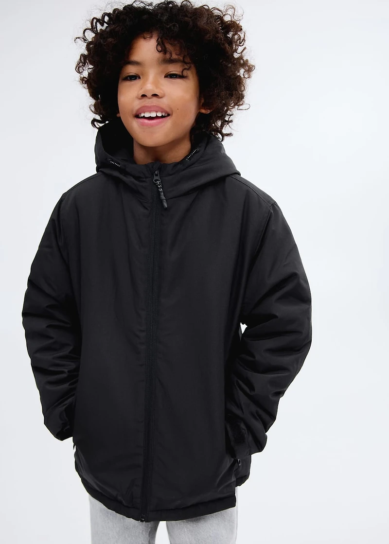 Hooded coat