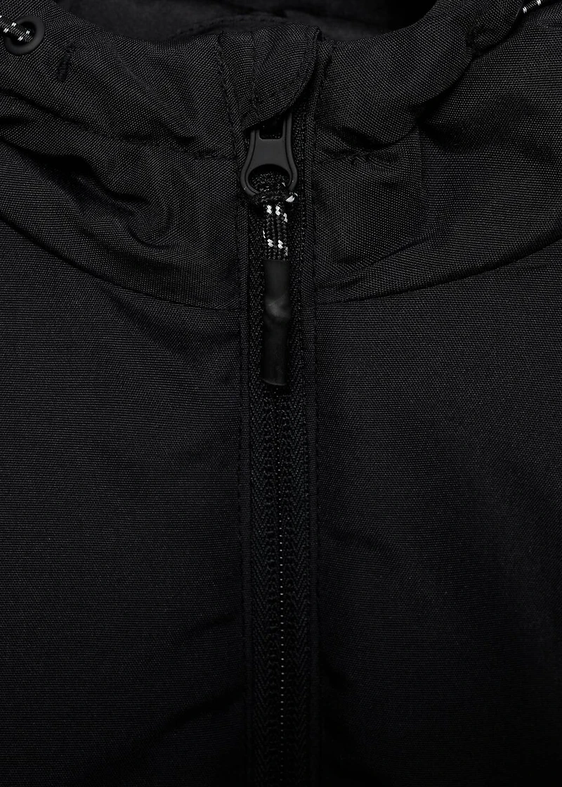 Hooded coat