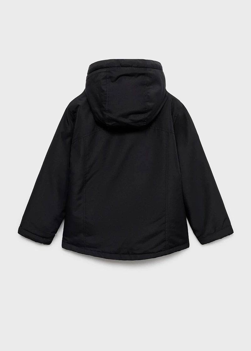 Hooded coat