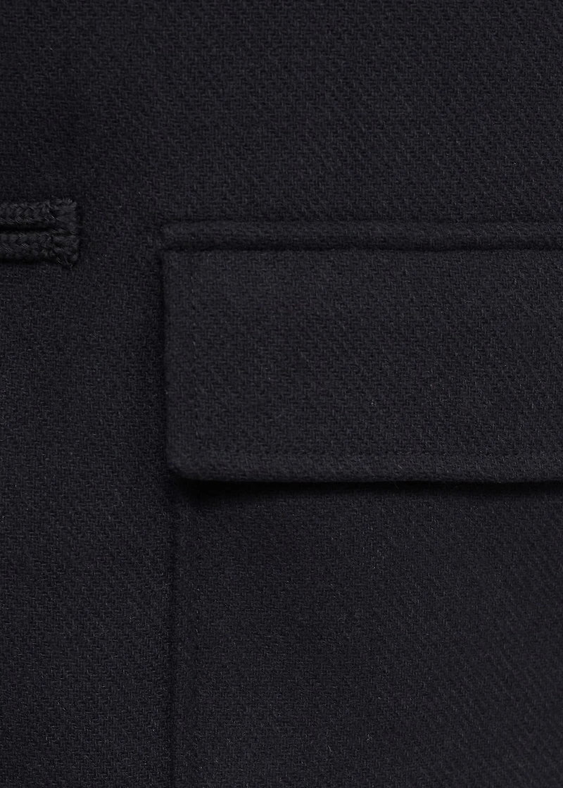 Wool duffle coat