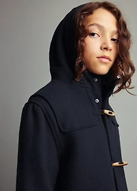 Wool duffle coat