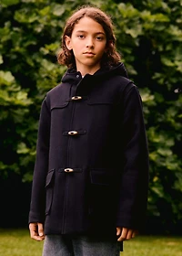 Wool duffle coat