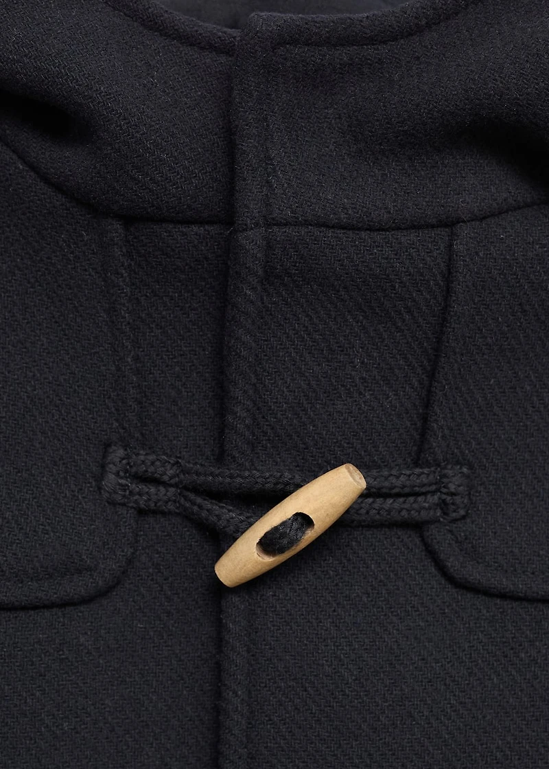 Wool duffle coat